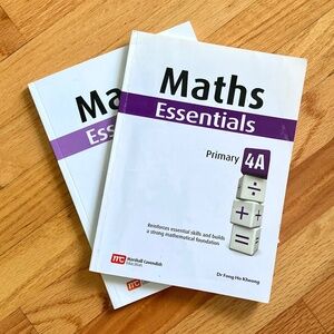 Math Essentials Primary 4A and 4B math skills reinforcement homeschool math book
